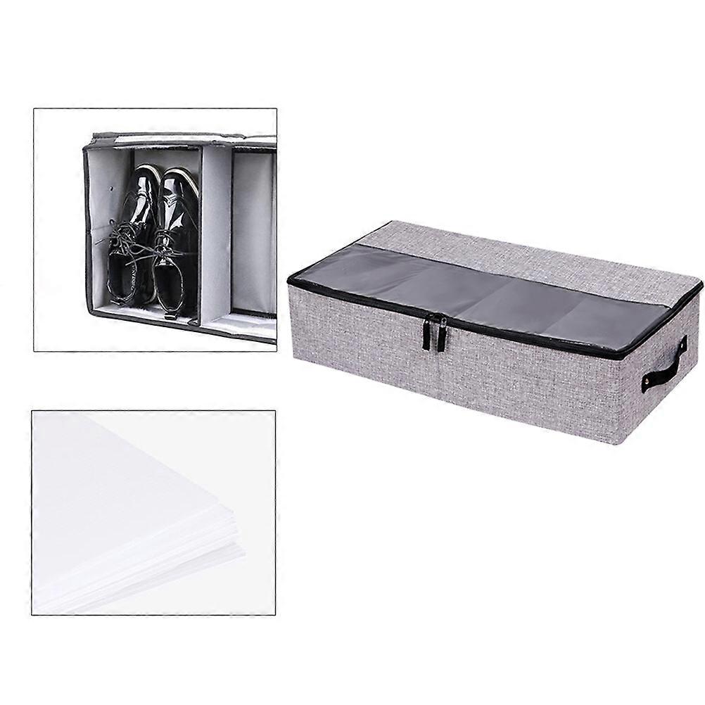 Compact Foldable Organizer Boxes with Clapboards for Small Space Needs