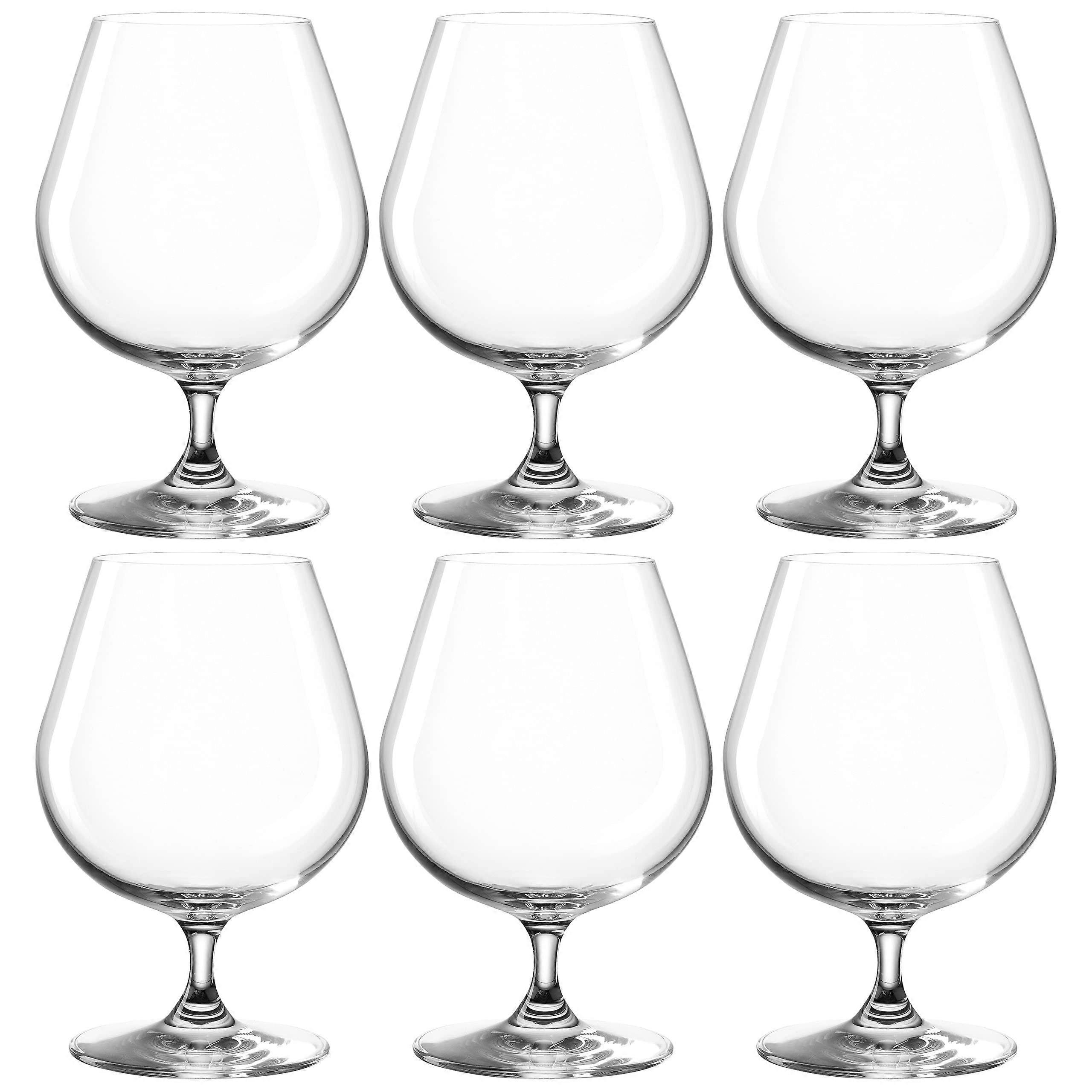 Cognac Glass Ciao 6-Piece Set, Model Ciao Brandy Glasses, Barware