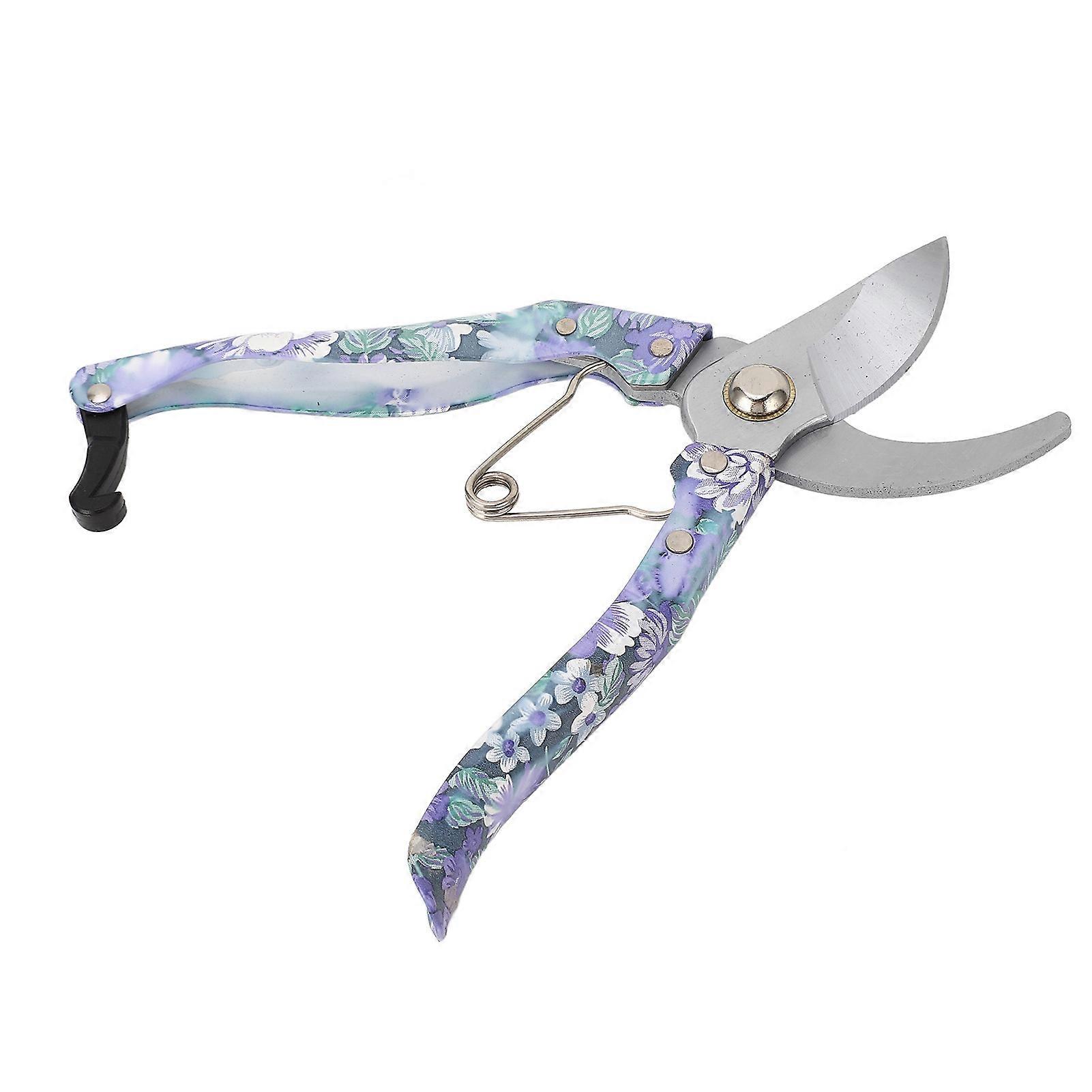 Pruning Shears Heavy Duty Ratchet Pruner Ergonomic Handle Labor Saving Garden Scissors 