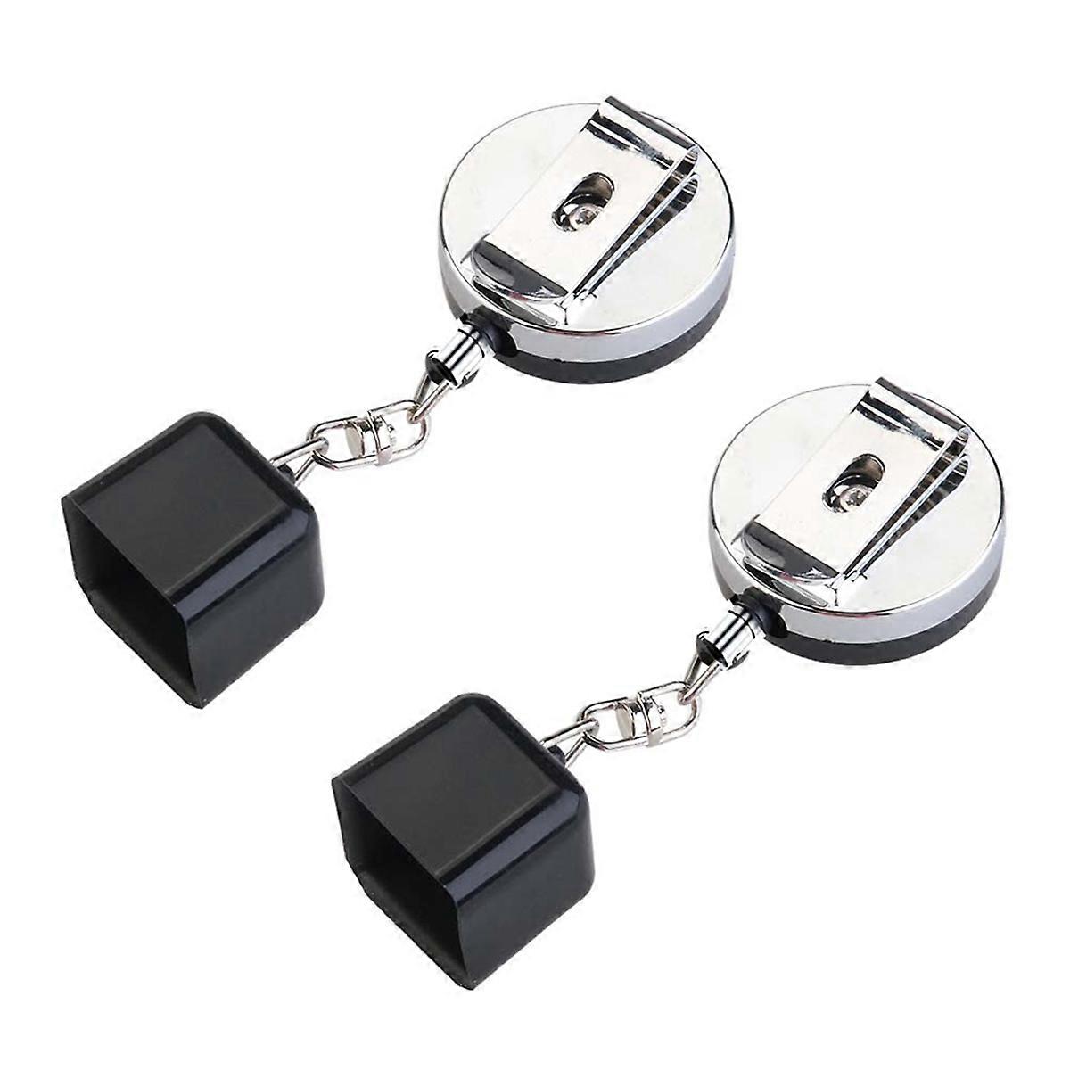 2PCS Billiard Chalk Holder Retractable Pool Cue Chalk Holder Billiard for Clubs Sport Game