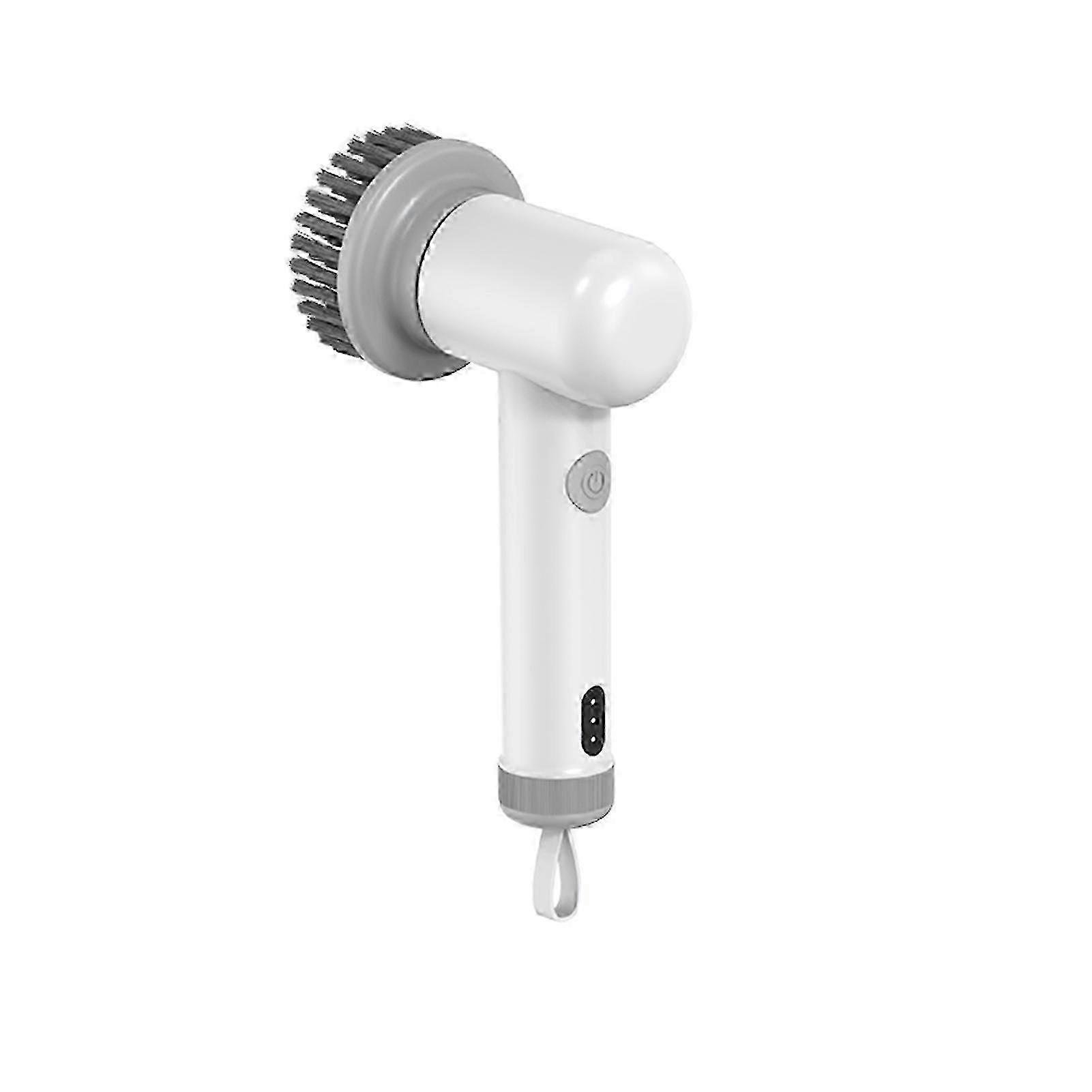Rechargeable Cordless Spin Scrubber for Deep Cleaning - Electric Handheld Brush with Rotating Head