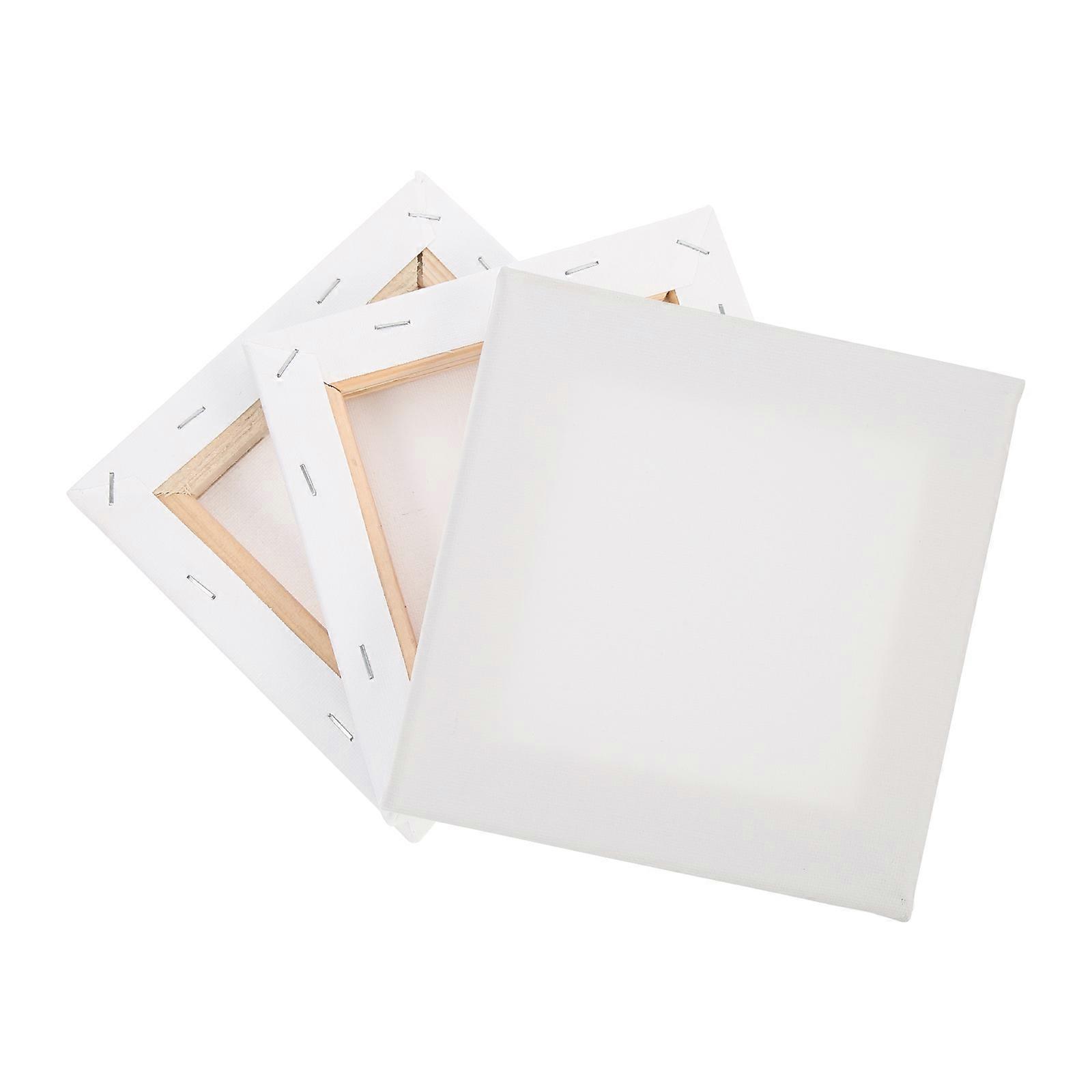 Προμήθειες Ζωγραφικής Κενά Canvas Panels Αρχάριος Χρήση Oil Canvas 15X15cm Λευκό Linoleum 3Pack