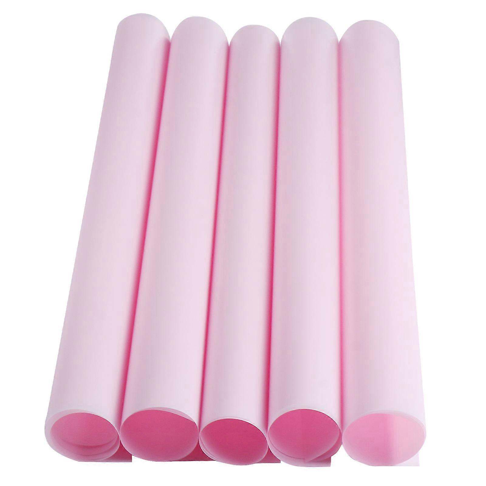 Flower Wrapping Paper Pearlescent Pink Stylish and Elegant Holiday Bouquet Packaging 20 Sheets per Pack