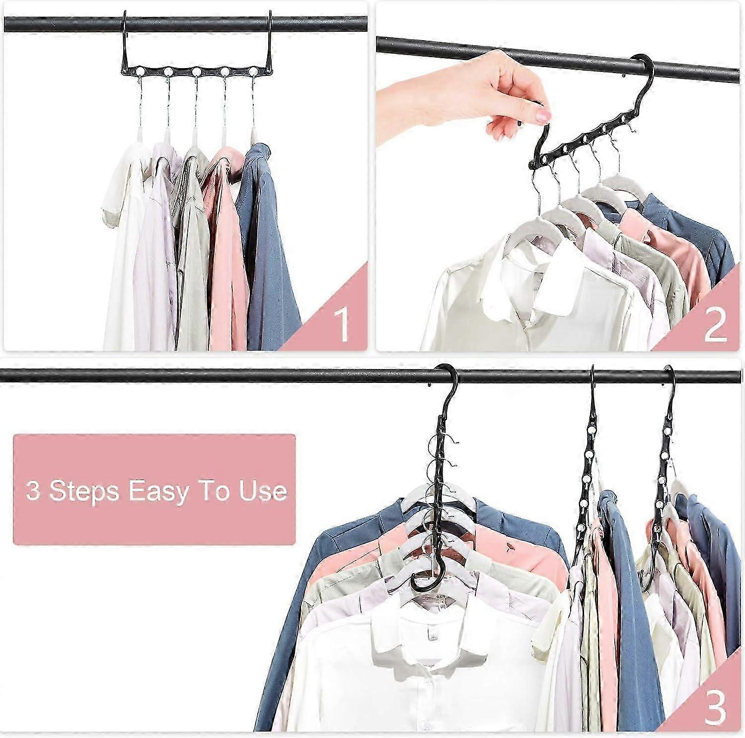 Hangers, Non-Slip, Organizer, Durable, Clothes, Space-Saving