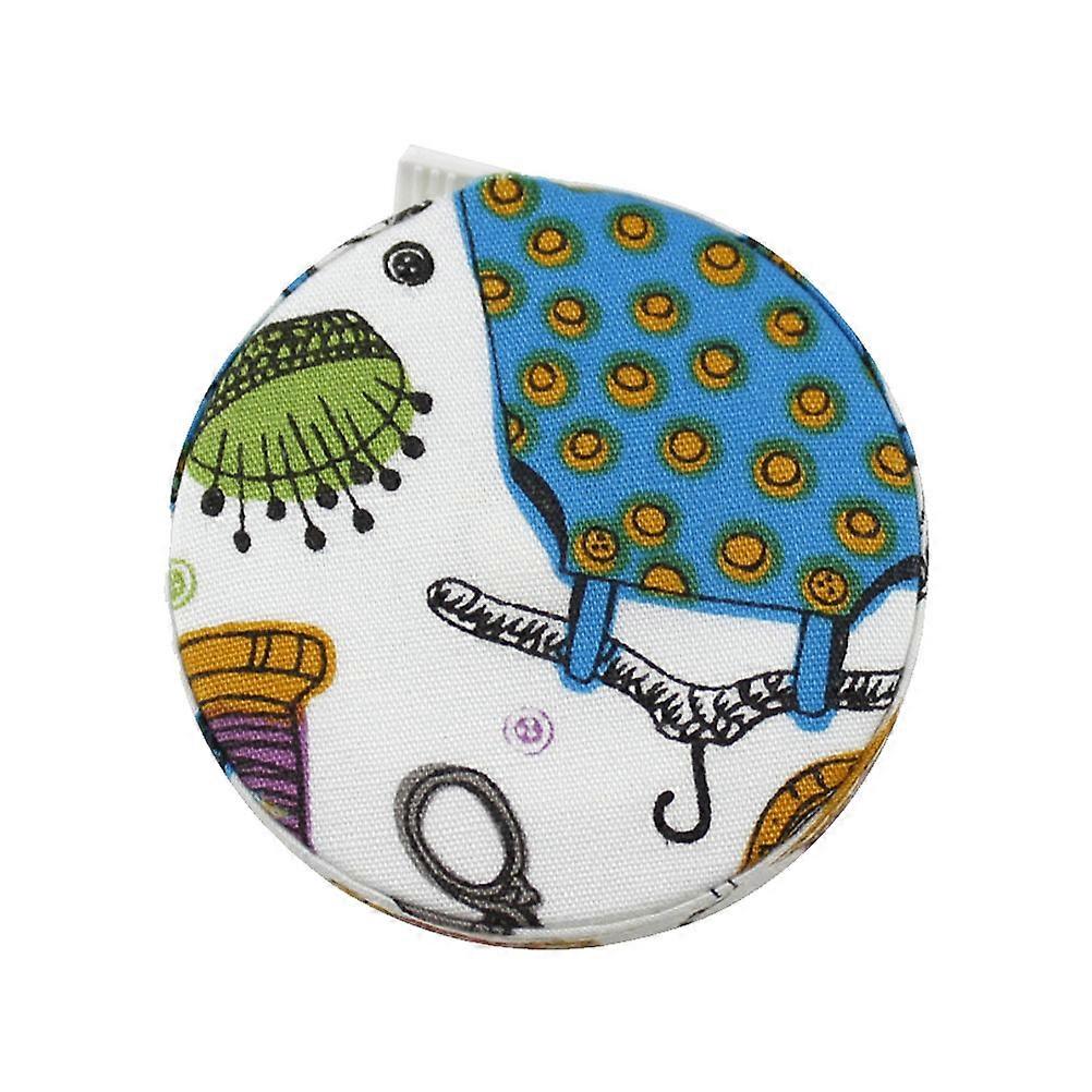 Portable Ruler Cloth Wrapped Tape Measure Sewing Tool Rectangular Shape Multi Color 1.5m For General Users 1Set