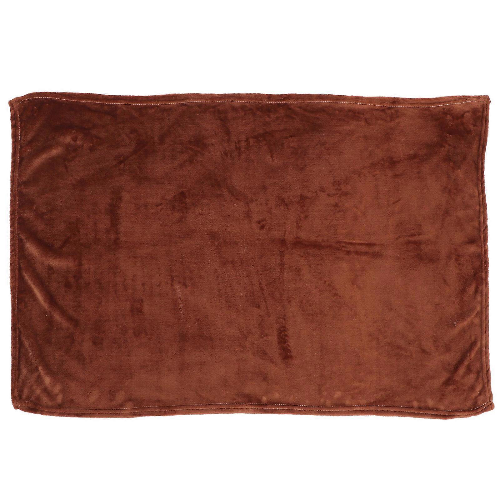Office Nap Blanket Soft Cozy Blanket Sofa Chair Couch Bed Blanket Office Comfortable Blanket Travel Use Warmth Insulation 70x100cm 1Pcs