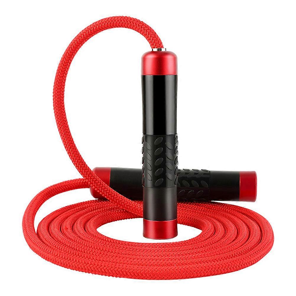 Heavy Duty Adjustable Skipping Rope for Fitness Training – Non Slip Handles, Durable Cotton Design for Cardio, Endurance & Gym Use