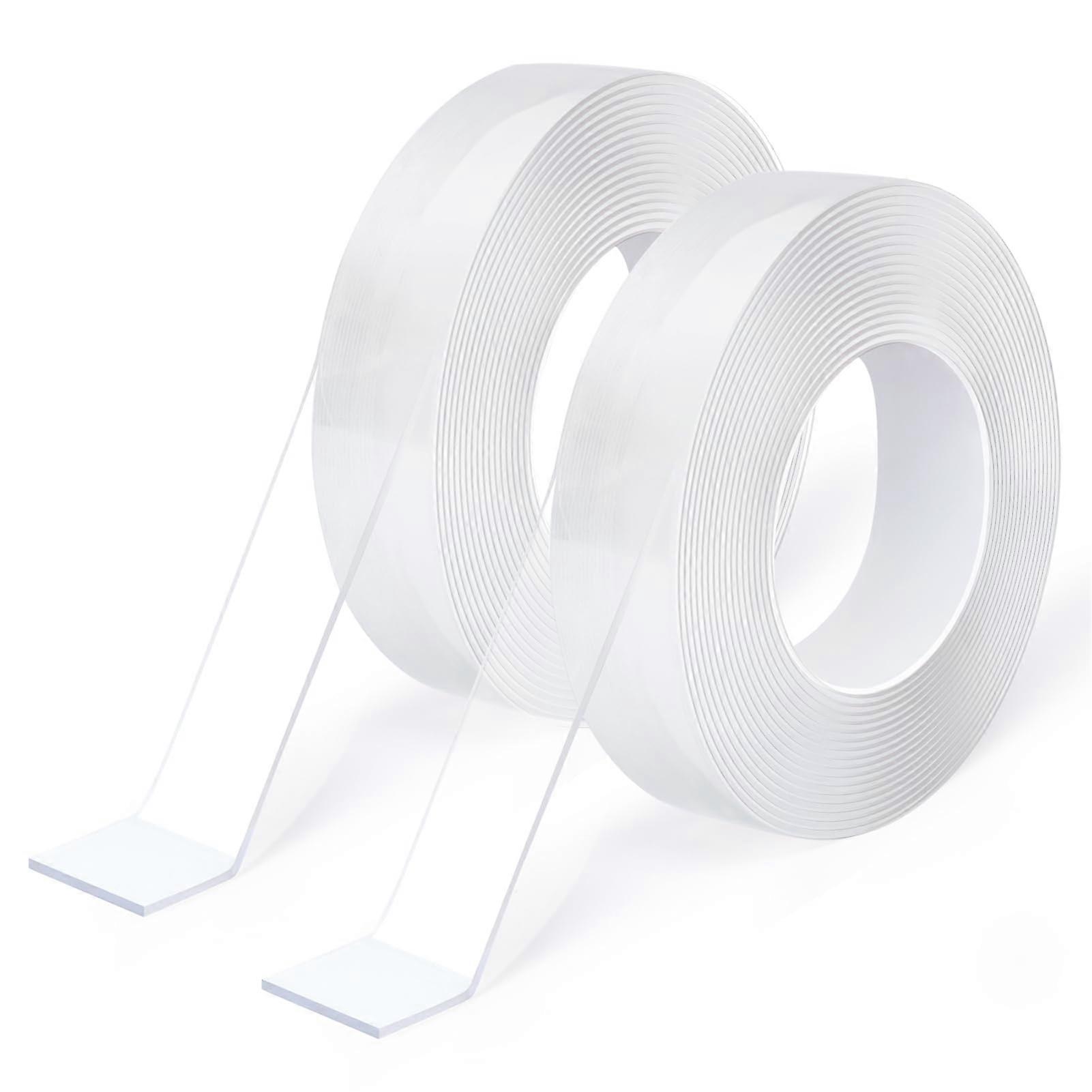 8 m DoubleSided Tape Nano Extra Strong Transparent 2 Rolls 400x2x0.1 CM