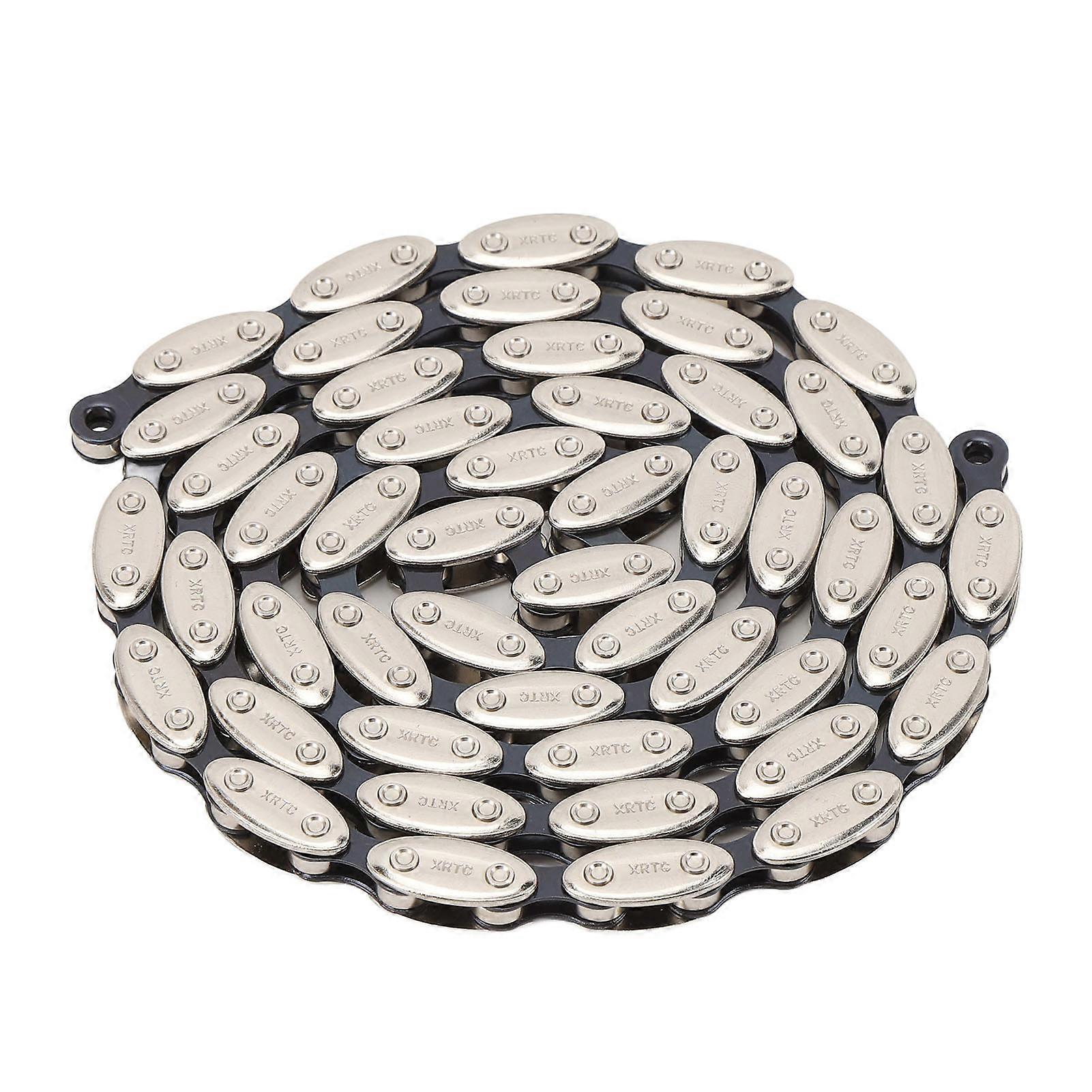 100 Links Retro Style Manganese Steel Single Speed Bicycle Chain with Buckle for BMX Fixed Gear Bikes