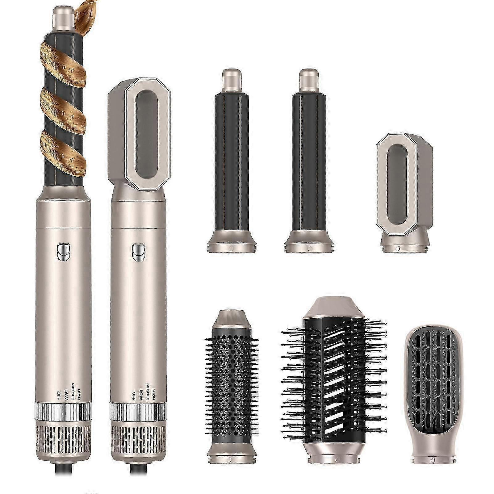 6-in-1 Ionic Hair Dryer Brush with Interchangeable Heads