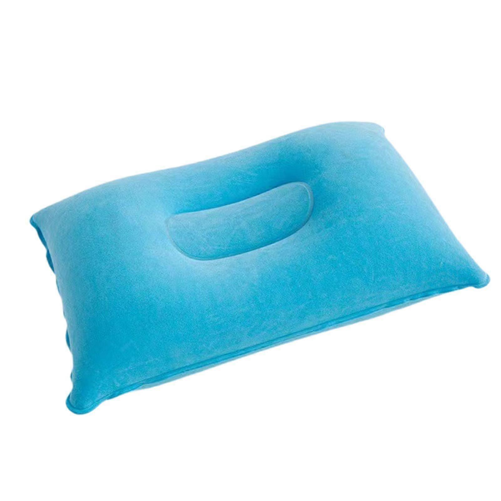 Inflatable Pillow PVC Cushion Compressible Pillow for Hammock Rest Beach Dark