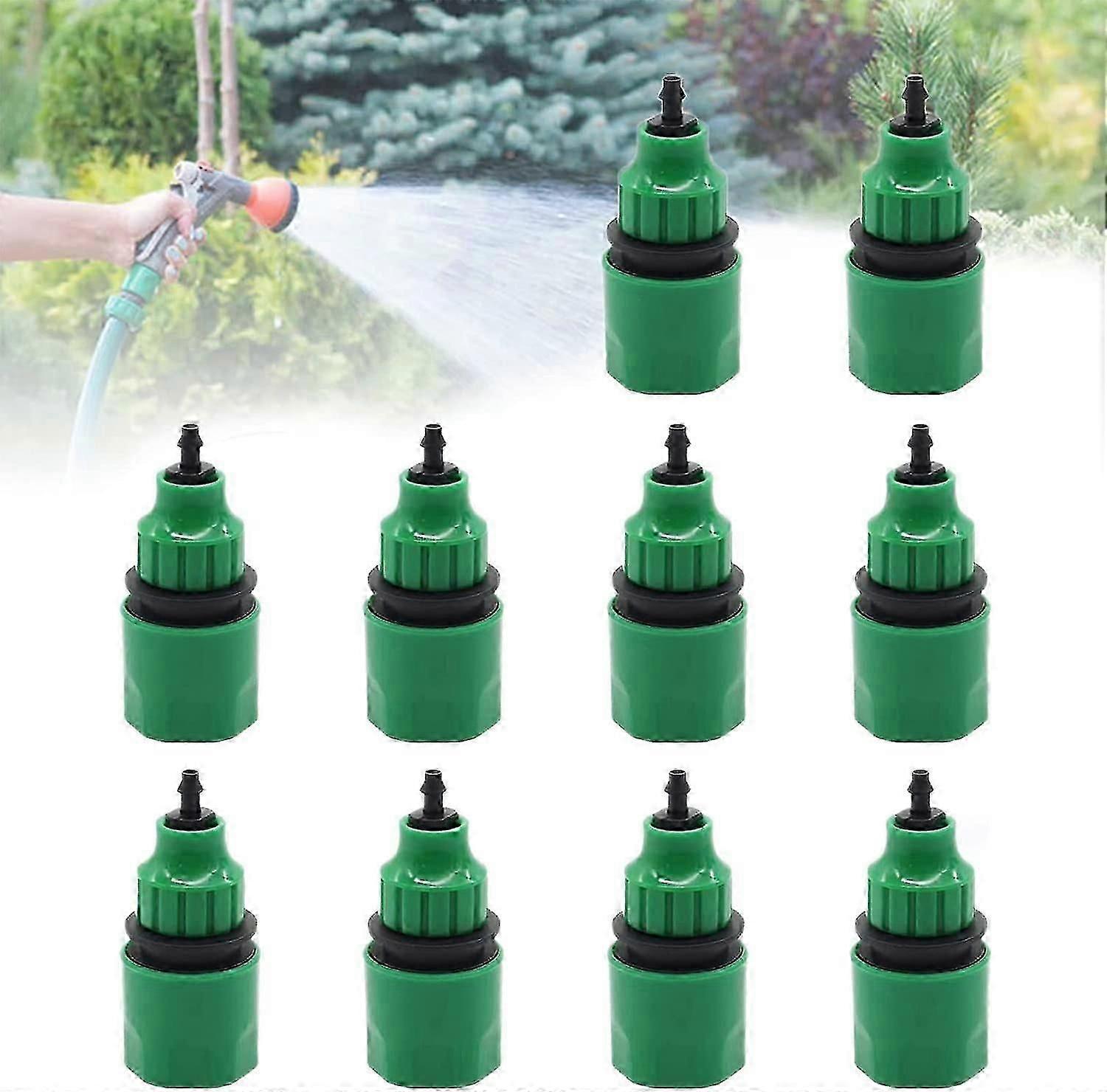 Quick Couplings For Plastic Garden Hoses 4 / 7 And 8 / 11, 10 Pieces
