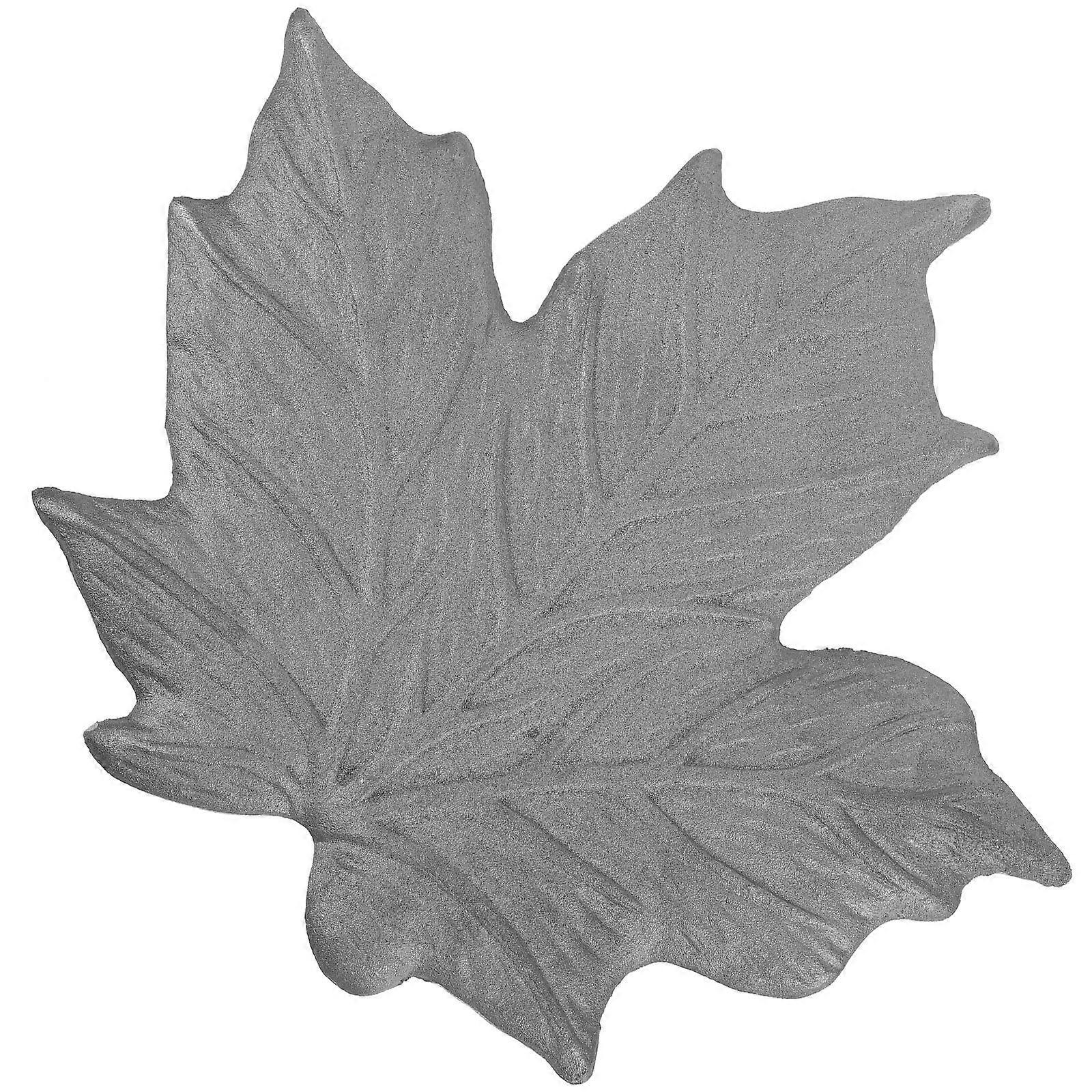 Garden Leaf Stepping Stone Iron Art Craft Style Footstep Support For Homeowners 1Pack
