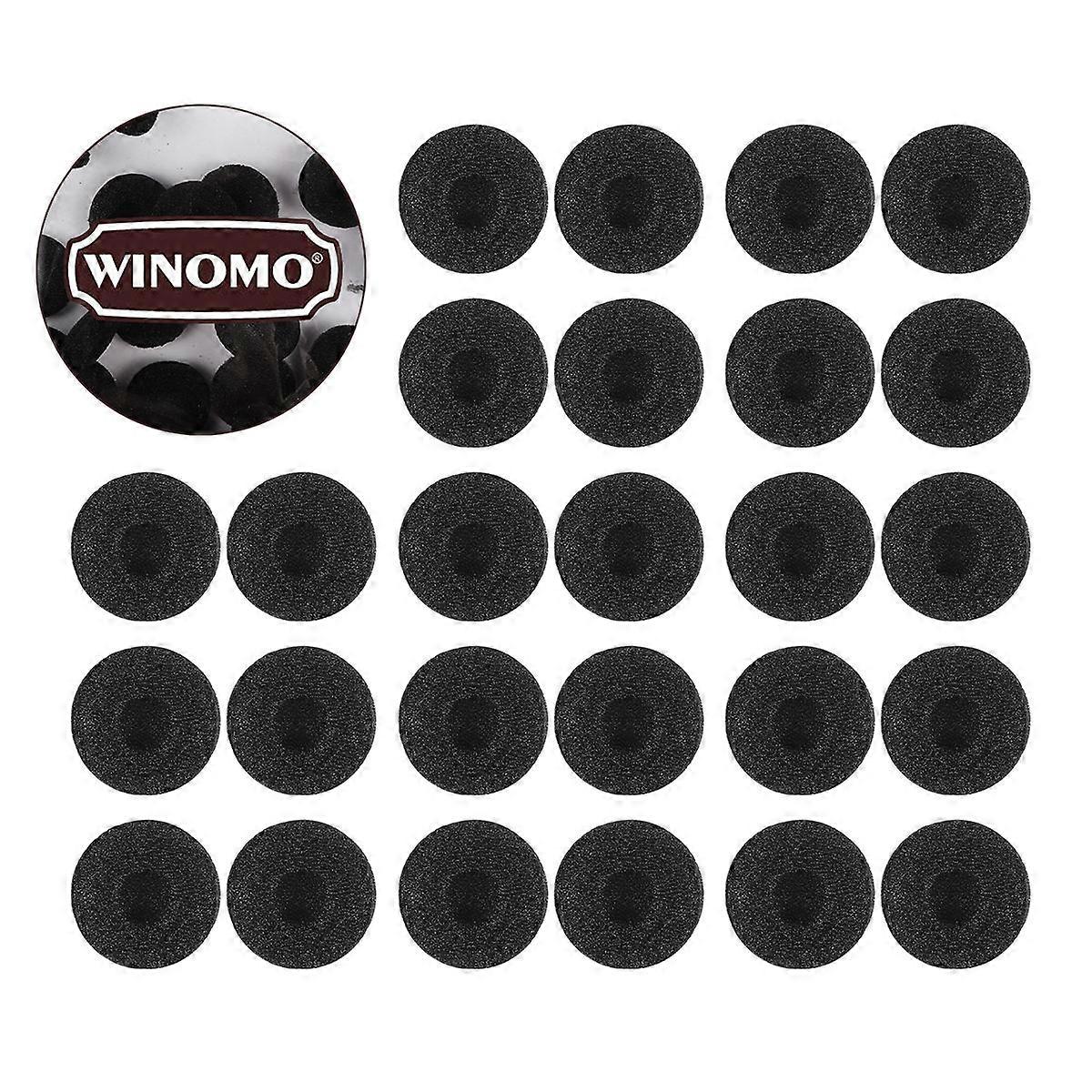 Earphone Replacement Cover Sweat Absorption Vibration Cushioning 15 Pairs Black For In-Ear Headphones