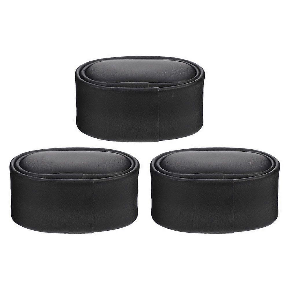 3 Pcs Watch Display Pillows PU Leather Watch Pads Bracelet Supporting Cushions