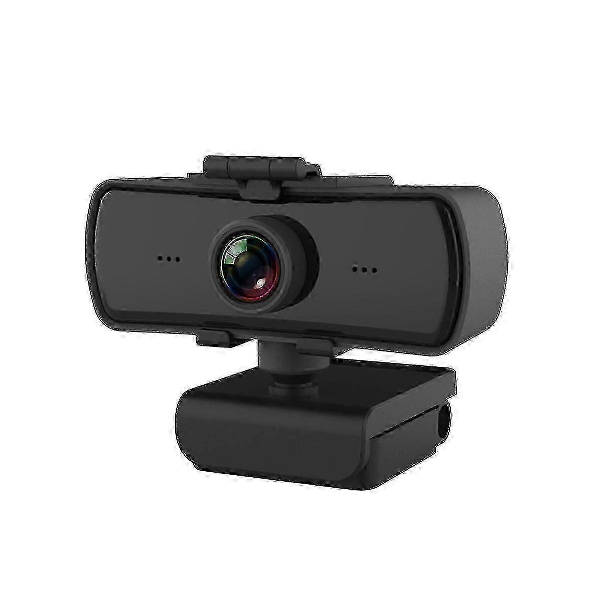 Full HD 2K Webcam With Microphone and 360-Degree Adjustment for Compatible Brands, USB Connectivity for Computer, Digital Webcam with Autofo