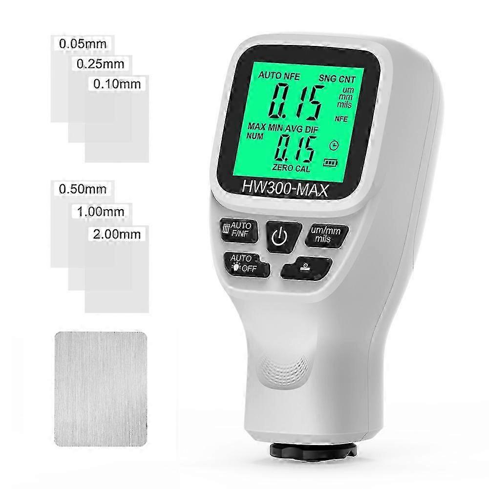 HW300-MAX Coating Thickness Gauge High Precision Large Range Thickness Detection Paint Film Instrume
