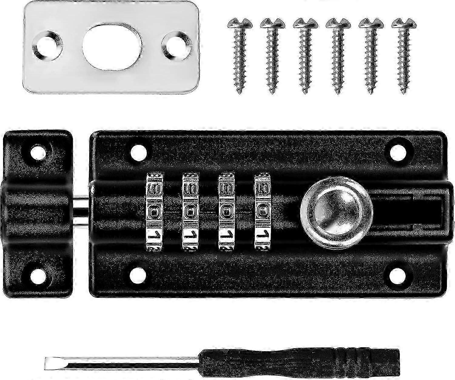 Keyless 4-Digit Combination Lock - Secure Solution for UK Sheds & Garden Gates