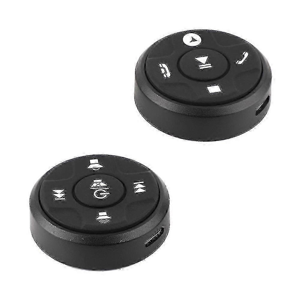 12v Universal Wireless Car Steering Wheel 10 Button Bluetooth Remote Controller for Stereo System