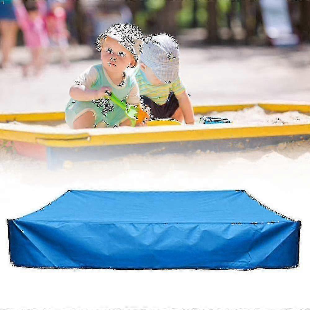 Dust-proof Waterproof Sandbox Cover with Drawstring for Square Sandpits and Swimming Pools