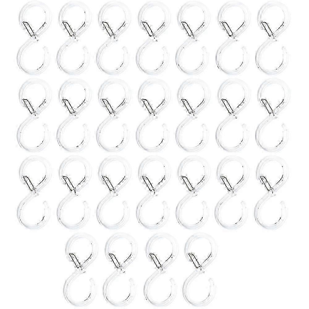 Rustproof S-hook with Safety Buckle Design for Hanging Plants