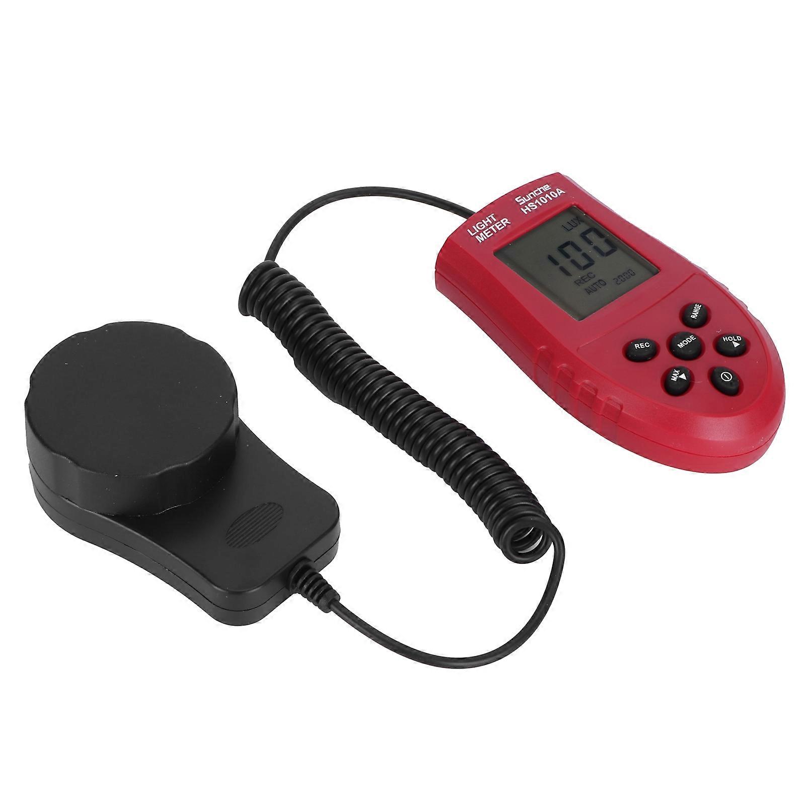 HS1010A Handheld LCD Luminometer Digital Photometer Luxmeter Light Meter Illuminance Meter