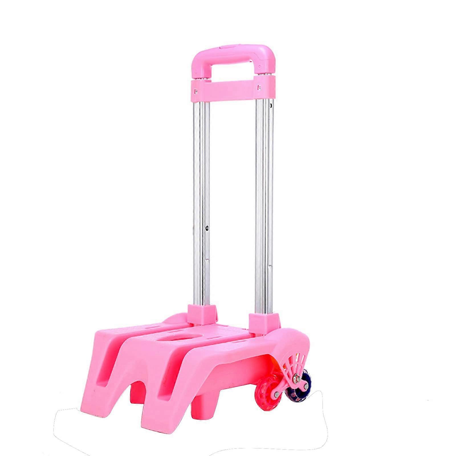 Folding Trolley Cart Aluminum Alloy with 6 Adjustable Pull Rods for Handbags, Backpacks, and Double Shoulder Bags