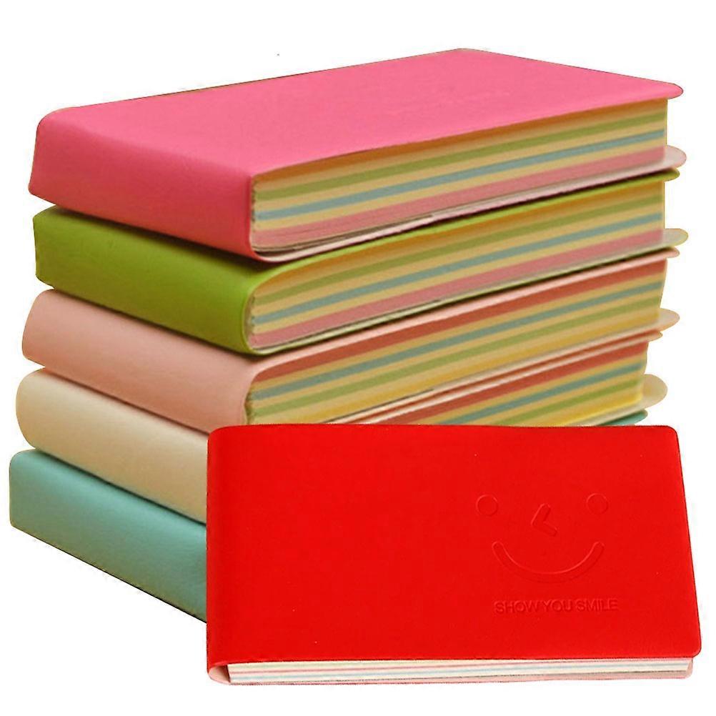 Cute Notepad Small Pocket Notepads Rectangular Lined Printing Home Use 6Pack