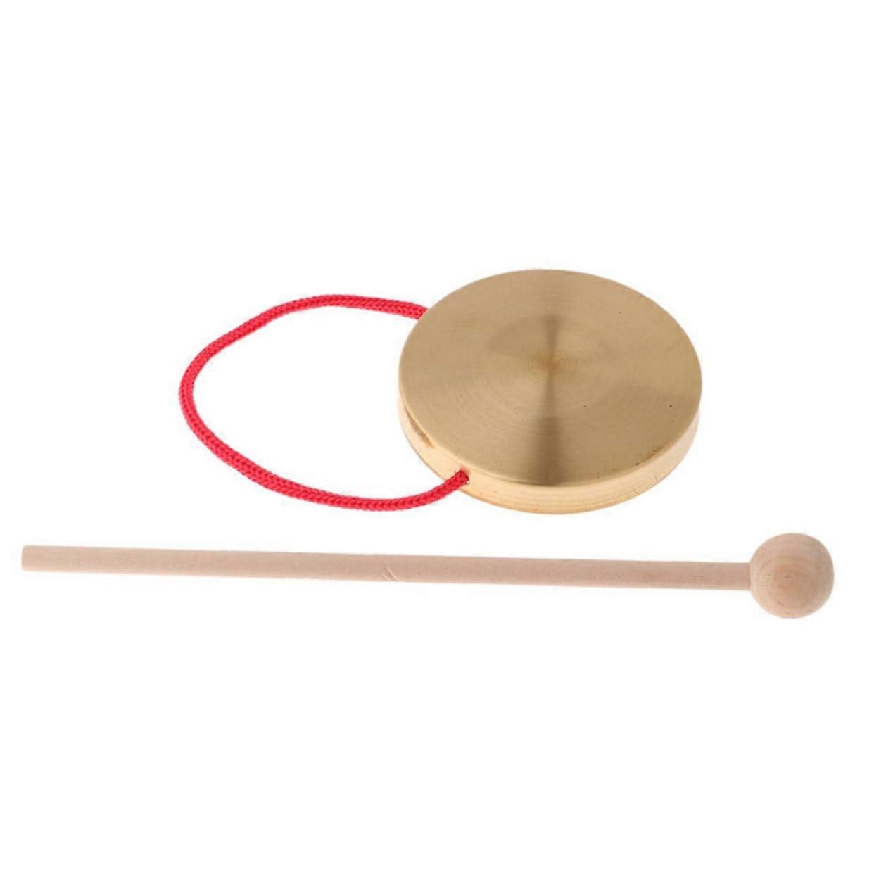 1Pc Hand Gong Made of Copper Quality Percussion Instrument for Festivals