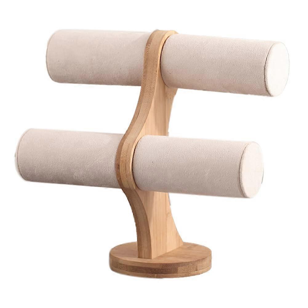 2-Tier Bracelet Display Stand Jewellery Display Case Necklace Display Case Watch Strap Holder
