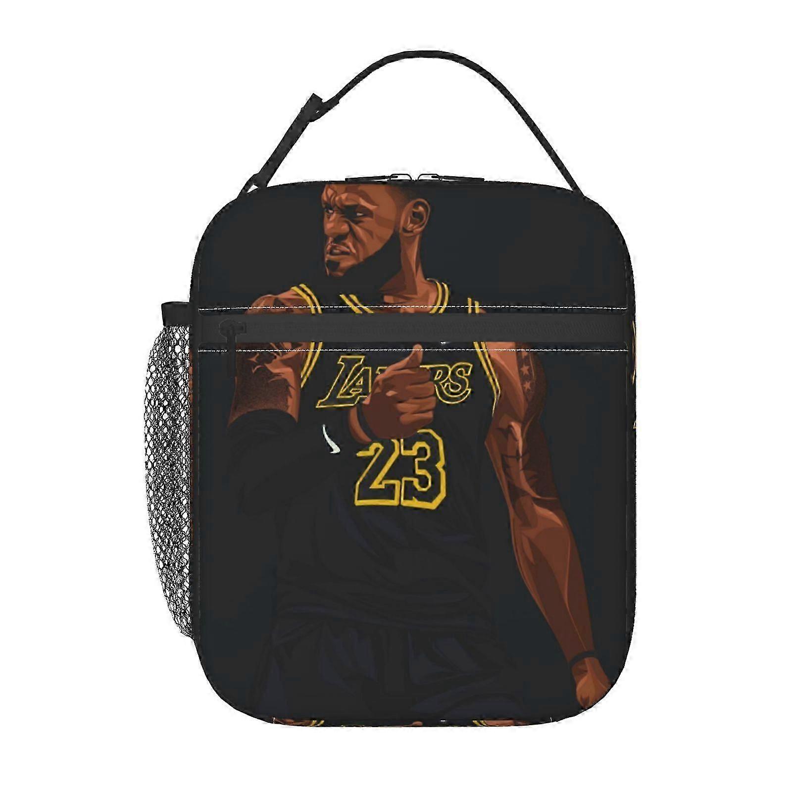 LeBron James Allergy-Safe Lunch Bag with Separate Compartments to Prevent Cross-Contamination