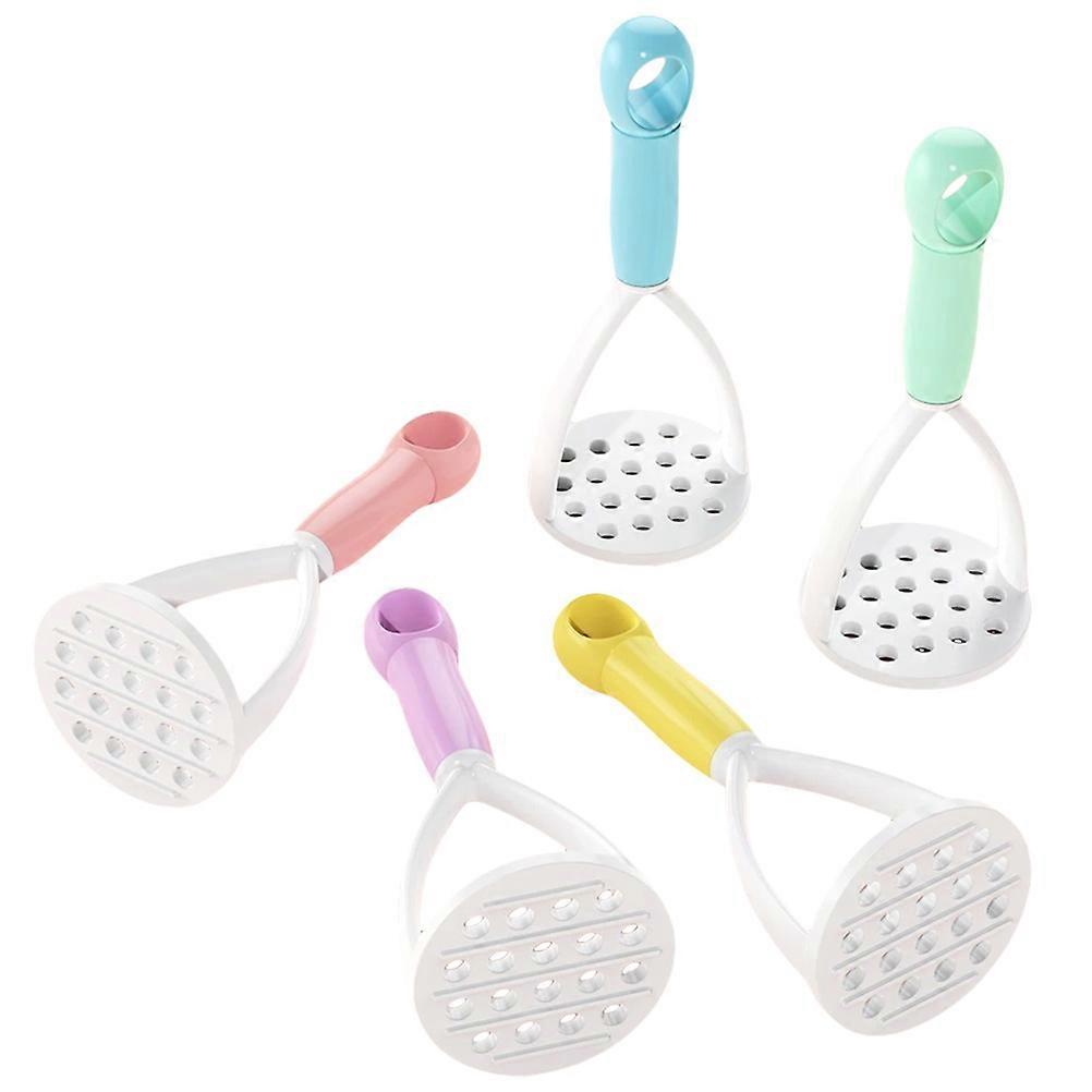 5pcs Manual Potato Masher, PP Material Food Crusher with Ergonomic Handles for Smooth Mashed Potatoes – Kitchen Supplies