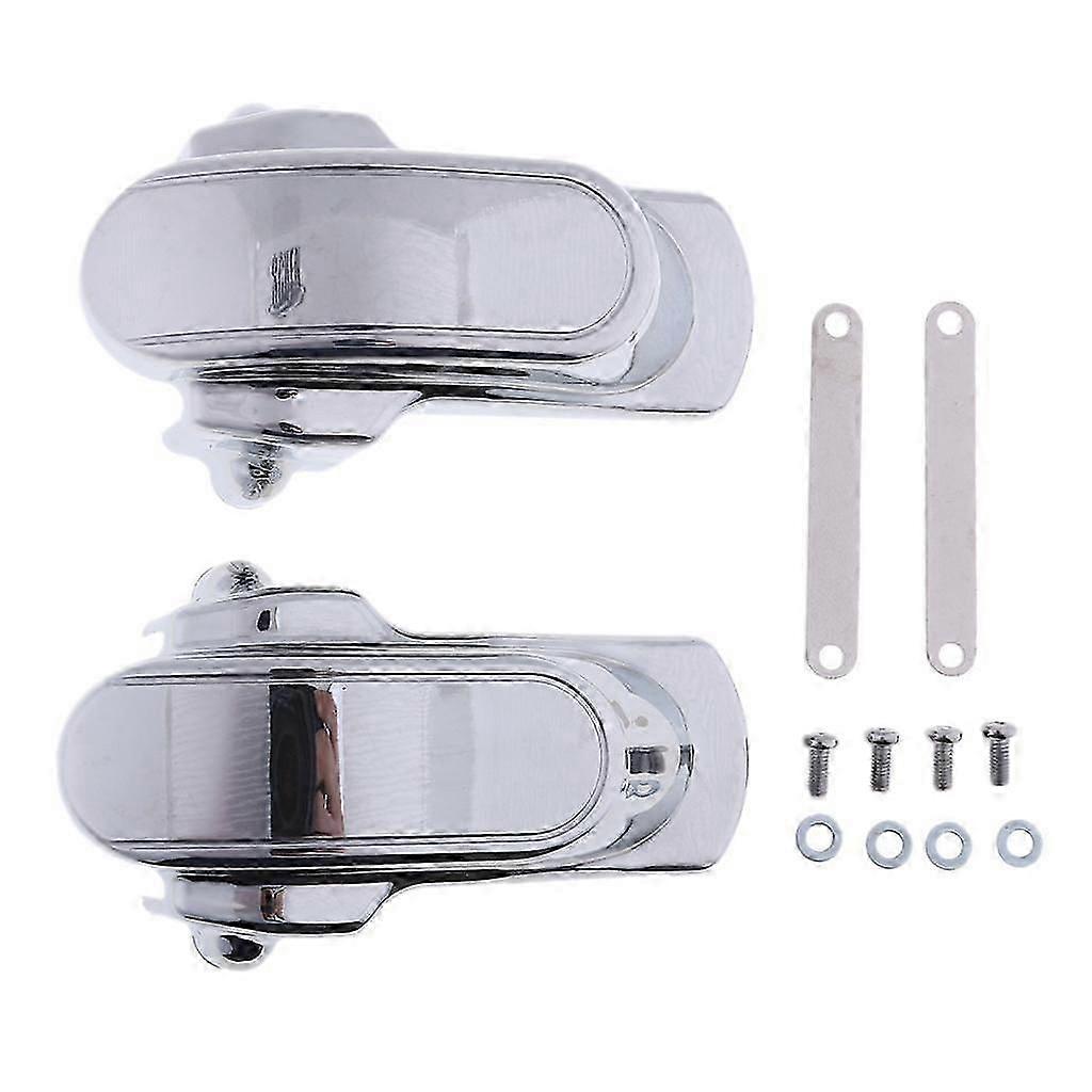 Kit capace osie cadru spate pentru Harley Dyna FXDB FXDF FXDL 2006-2017 (argintiu).