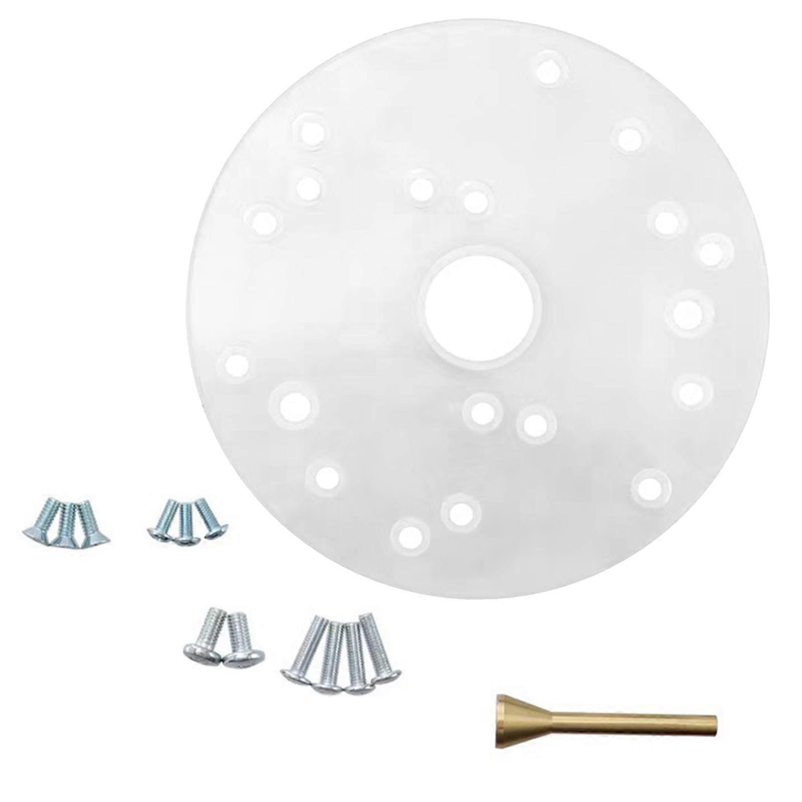 Universal Router Base Replacement Plate With Center Bore 30mm Pre Drilled Hole For Trim Routers Woodworking AuxiliarY