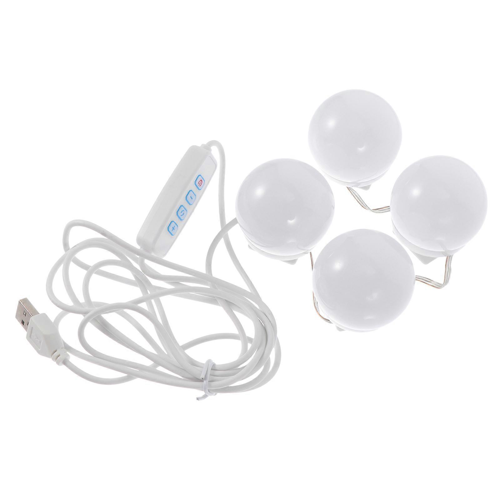 1 Set Adjustable LED Light Bulb Decorative Mirror Front Wall Vanity Lamp