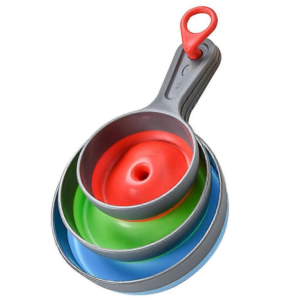 Wide Mouth Canning Funnel Kitchen Gadget Dry Powder Transfer PP 3Pack
