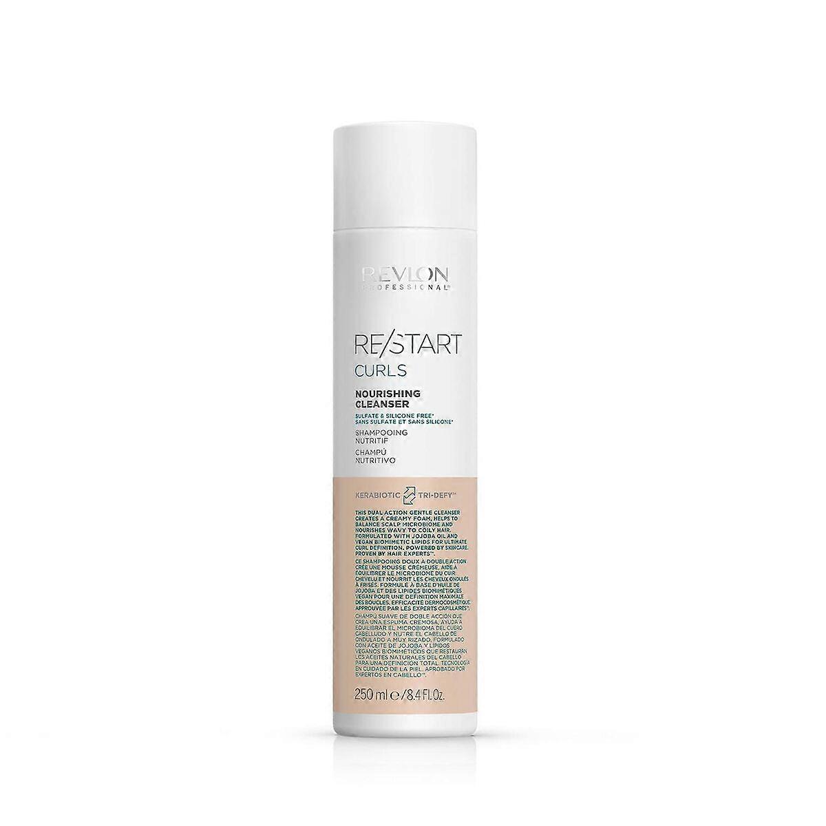 Shampoo for Curly Hair Revlon Re-start Curls Cleaner 250 ml