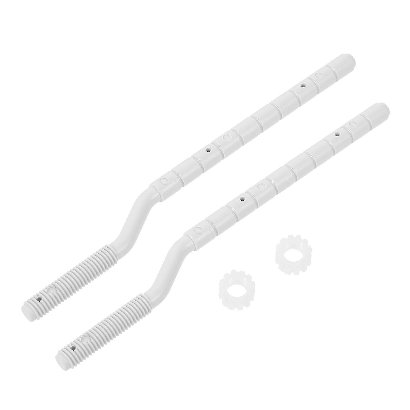 Toilet Button Rods Replacement Flush Adjustment Plastic For Bathroom Use 16.00X2.00X1.40CM 1 Pair