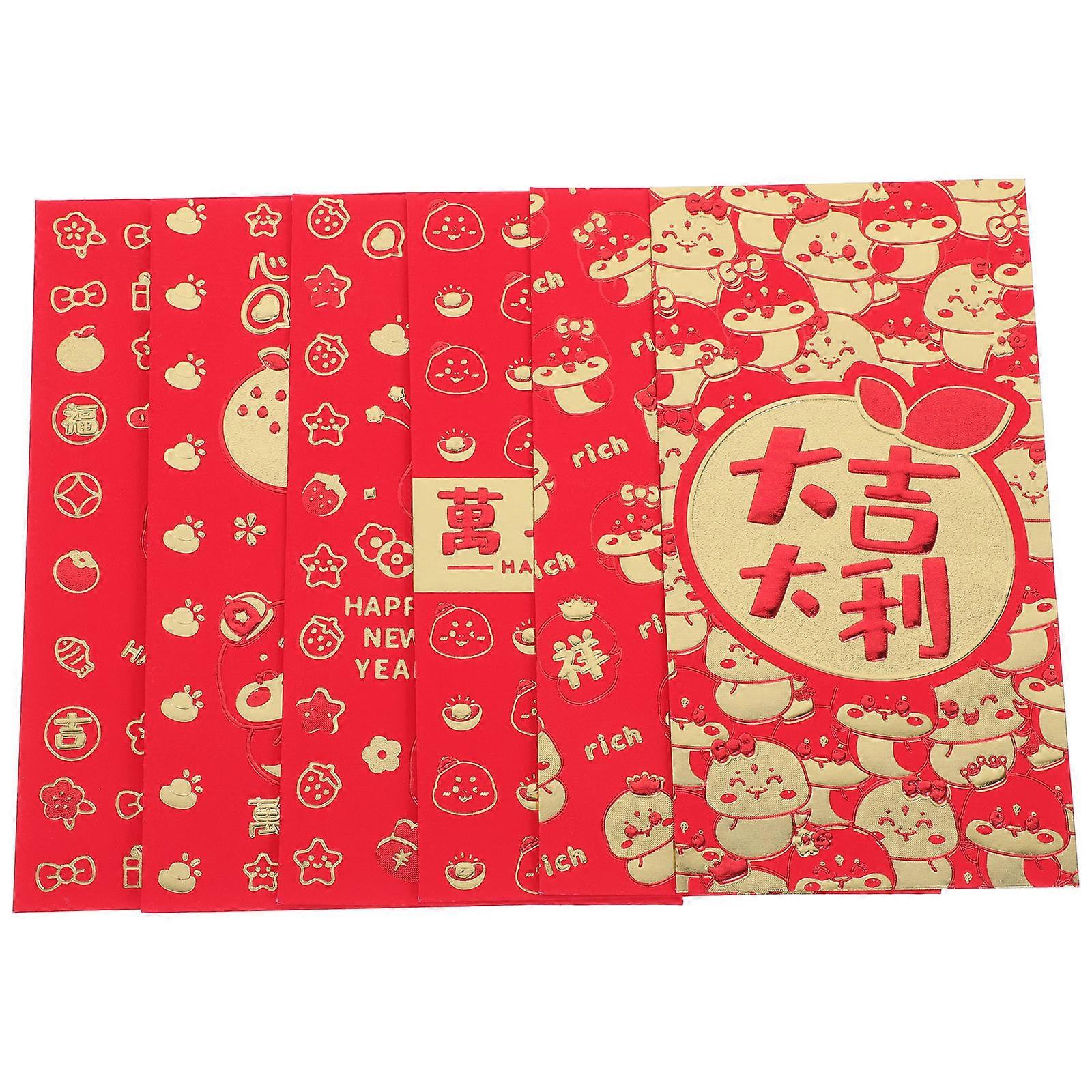 60pcs Red Envelopes for Chinese New Year Lucky Money Packets for Spring Festival, Lunar New Year, and Special Occasions