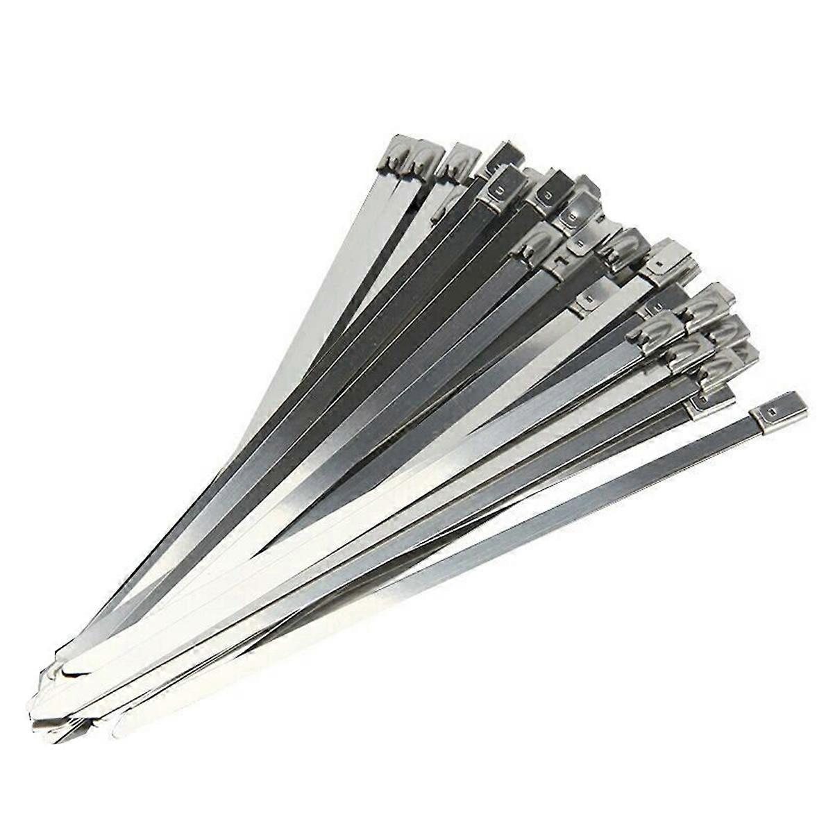Cable Ties Self-Locking Wear-Resistant Rustproof Office 4.6x150mm Silver 100Pcs