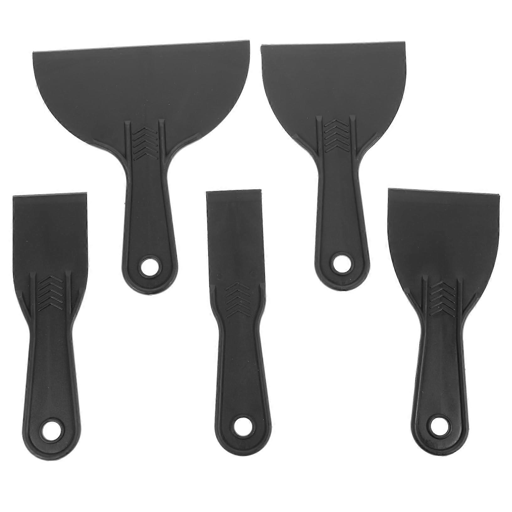 5 pieces multipart scraping tool for painting and wallpaper plastic spatula for patching and painting for car films and sticker removal practical