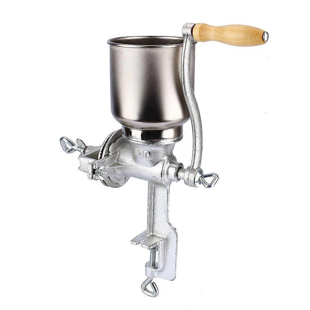 Manual Corn Grinder Flour Maker Wheat Grain Nut Mill Cast Iron Home Kitchen Tool