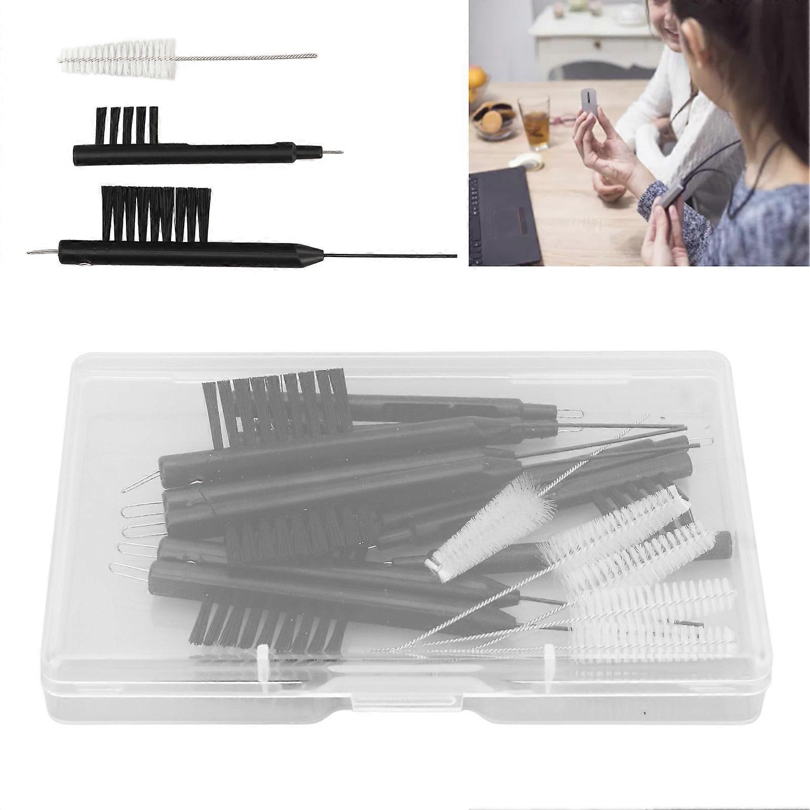 Hearing Amplifier Cleaning Tools Set Debris Earwax Removal Earphone Care Brushes Accessories Kit 