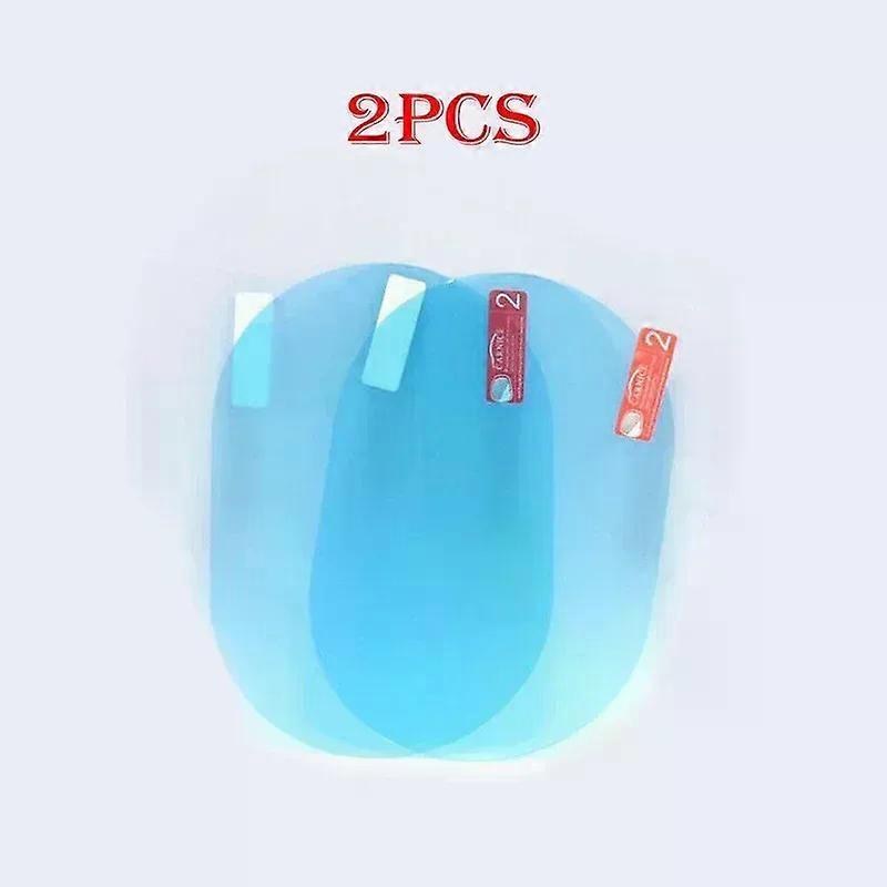 2 قطعة فيلم سيارة مقاوم للمطر ، مرآة الرؤية الخلفية ، ملصق سيارة ، فيلم مقاوم للمطر ، مرئي بوضوح في الطقس الممطر