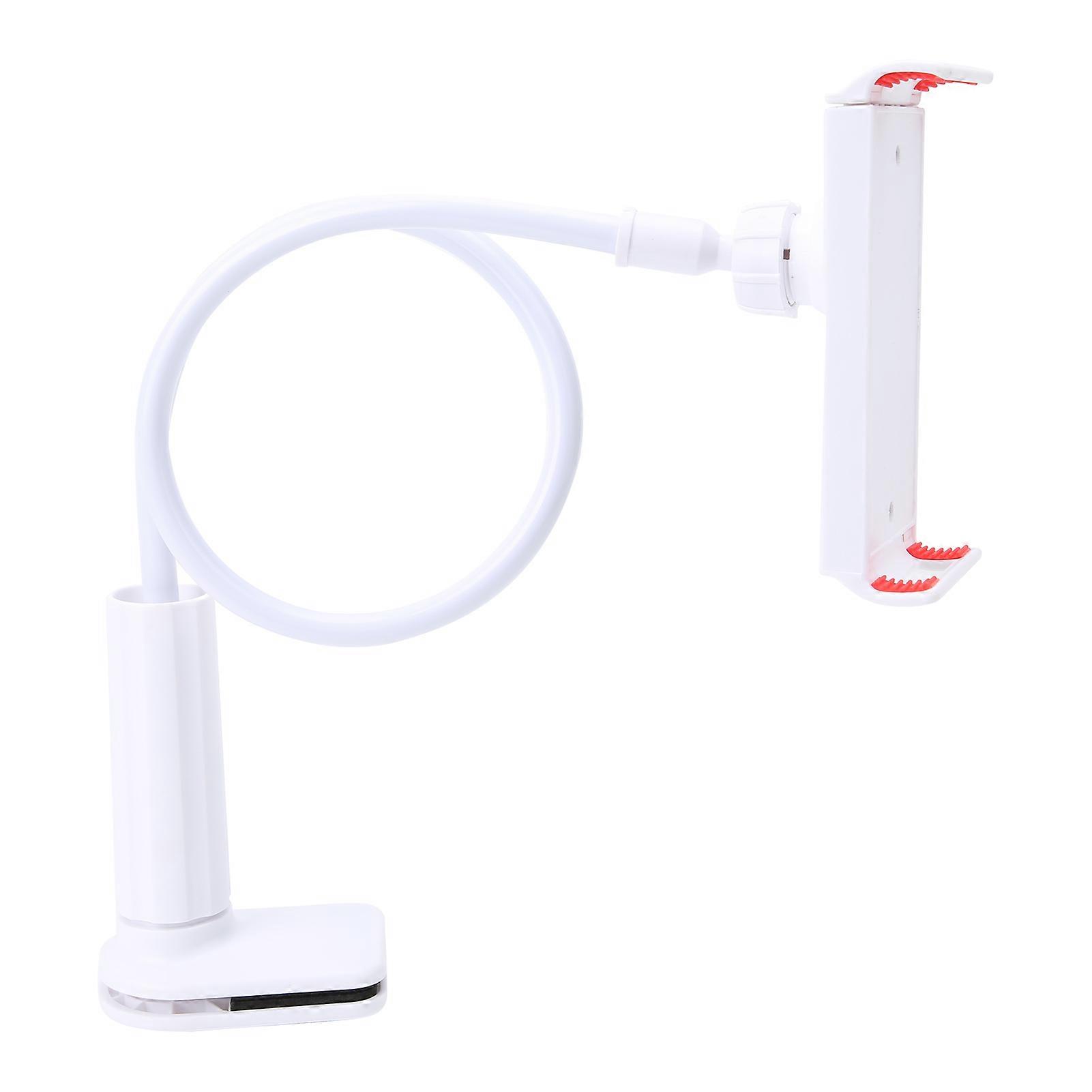 Gooseneck Mount Adjustable Live Broadcast Support with Clip for Guitar Bass Head PhoneWhite