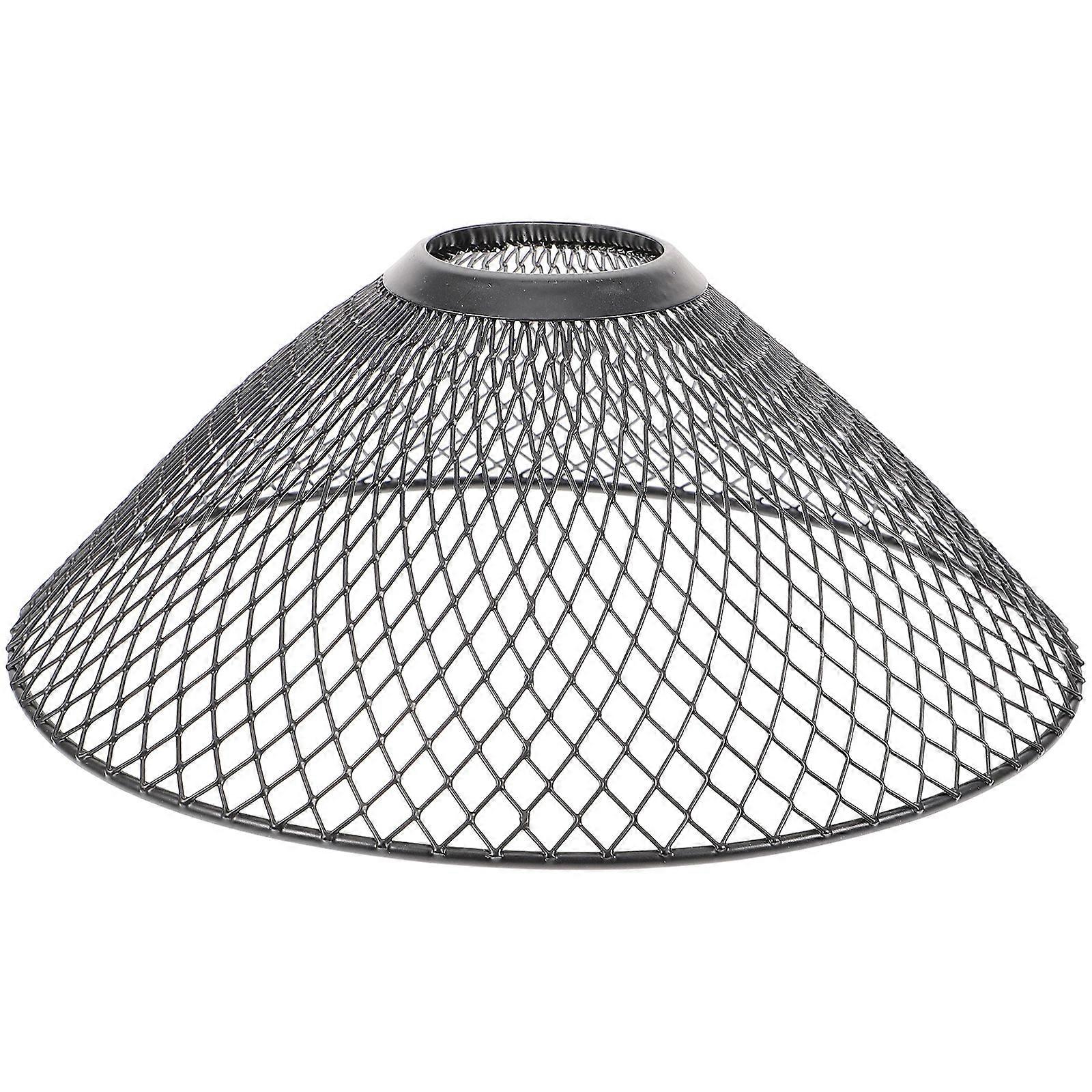 Hemoton Mesh Pendant Lampshade 1 Set Metal Indoor Lampshade Cover Hanging Hollow Out Lamp Shade
