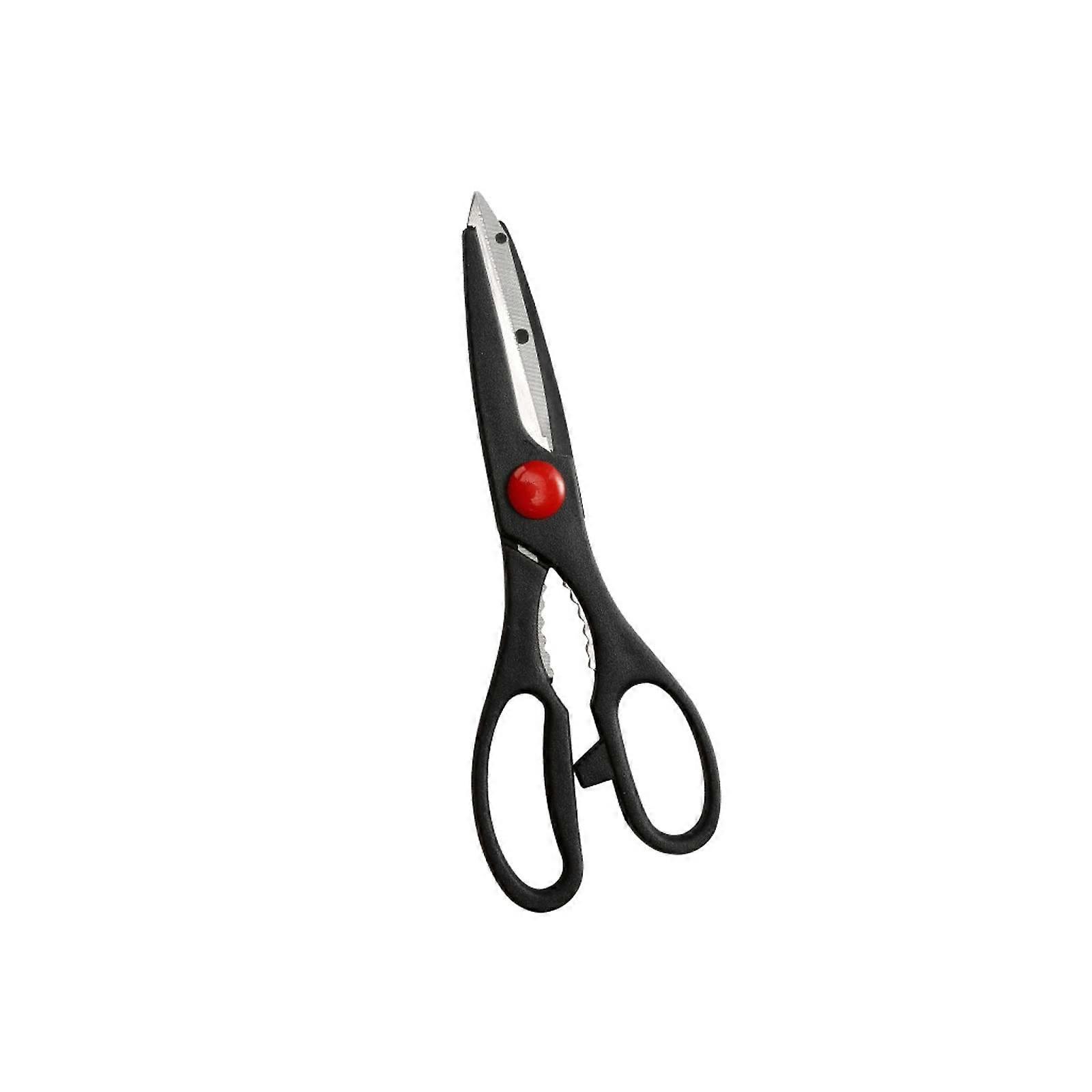 Kitchen Shears, Functional Stainless Steel Kitchen Scissors for Chicken Bones, Nuts, and Seafood – Black Kitchen Tool