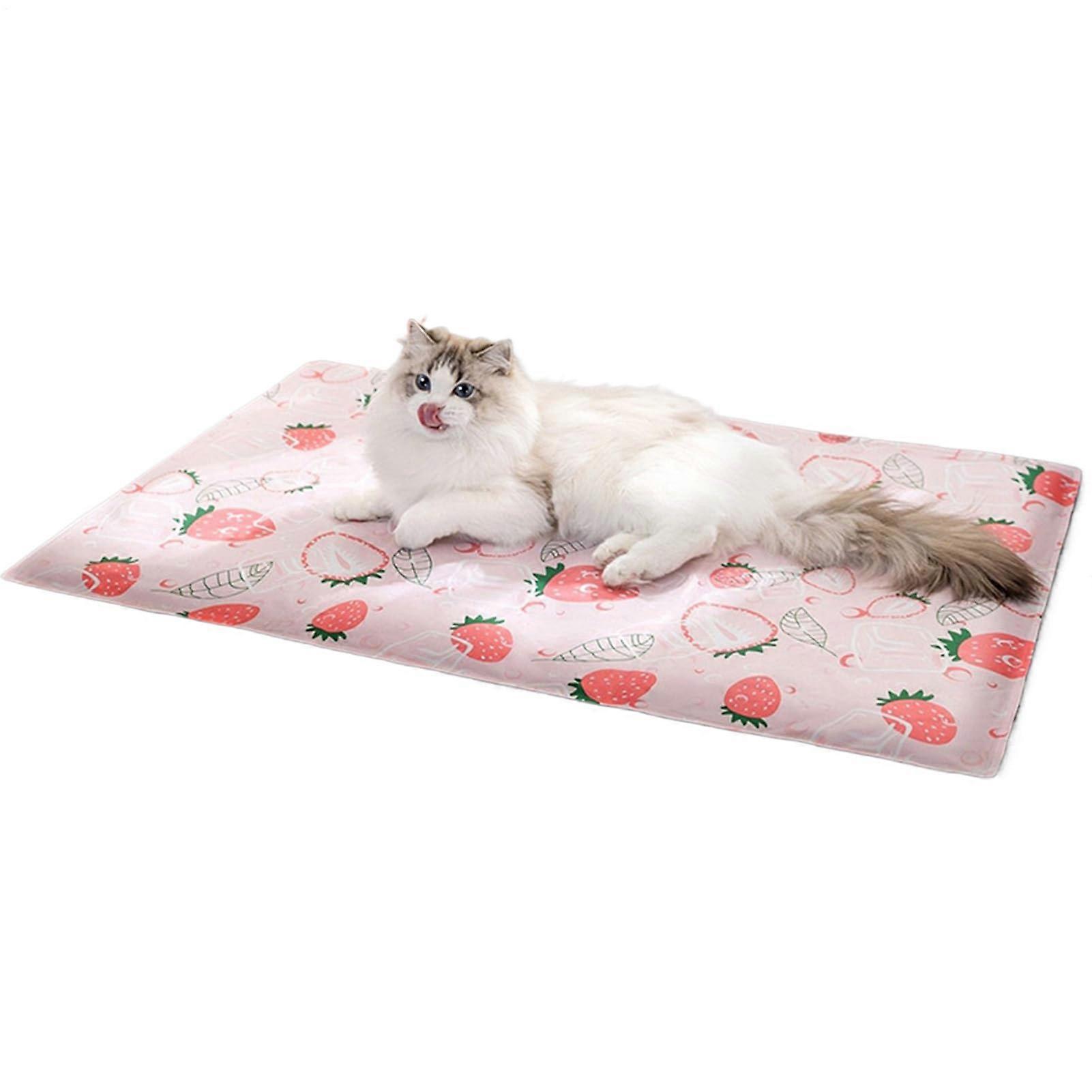 Cooling cat beds, play mats for pets, nonslip mats for kittens, portable and washable design for indoor use, camping, and puppy travel.