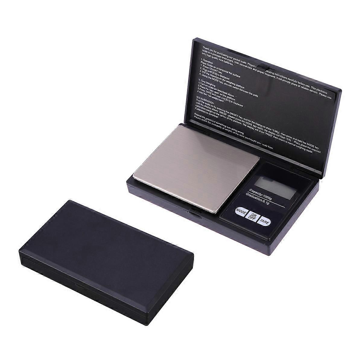Precision Digital Scale Portable Electronic Jewelry Scale for Weighing Gemstones Tare Weight Function 1Pack