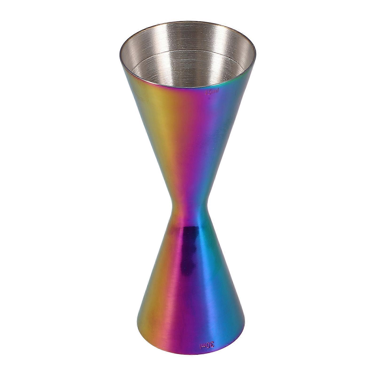 Stainless Steel Cocktail Jiggers Measuring Cups Jigger Double Head 30ml 45ml Party Wine Drink Bartending Tools 1Pcs